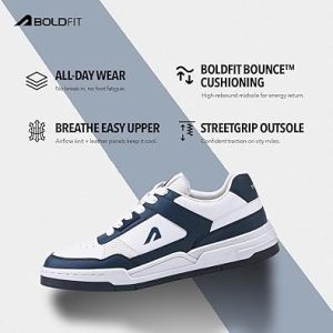 boldfit sneakers for man lightweight shoes for men comfortable sneakers for men air mesh casual shoes mens soft cushion insole lace up casual boys shoe sneaker